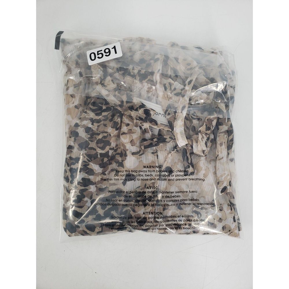 Liz Claiborne Animal Cheetah Print Tank‎ Top Sleeveless Lightweight Size L - Picture 7 of 7